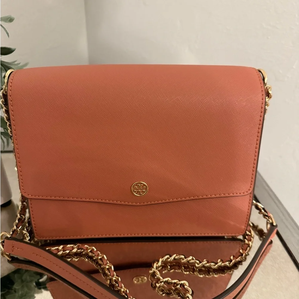 Tory Burch Robinson Convertible Shoulder Bag Tramonto